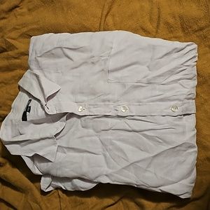 A very light Lilac men's button up sized L